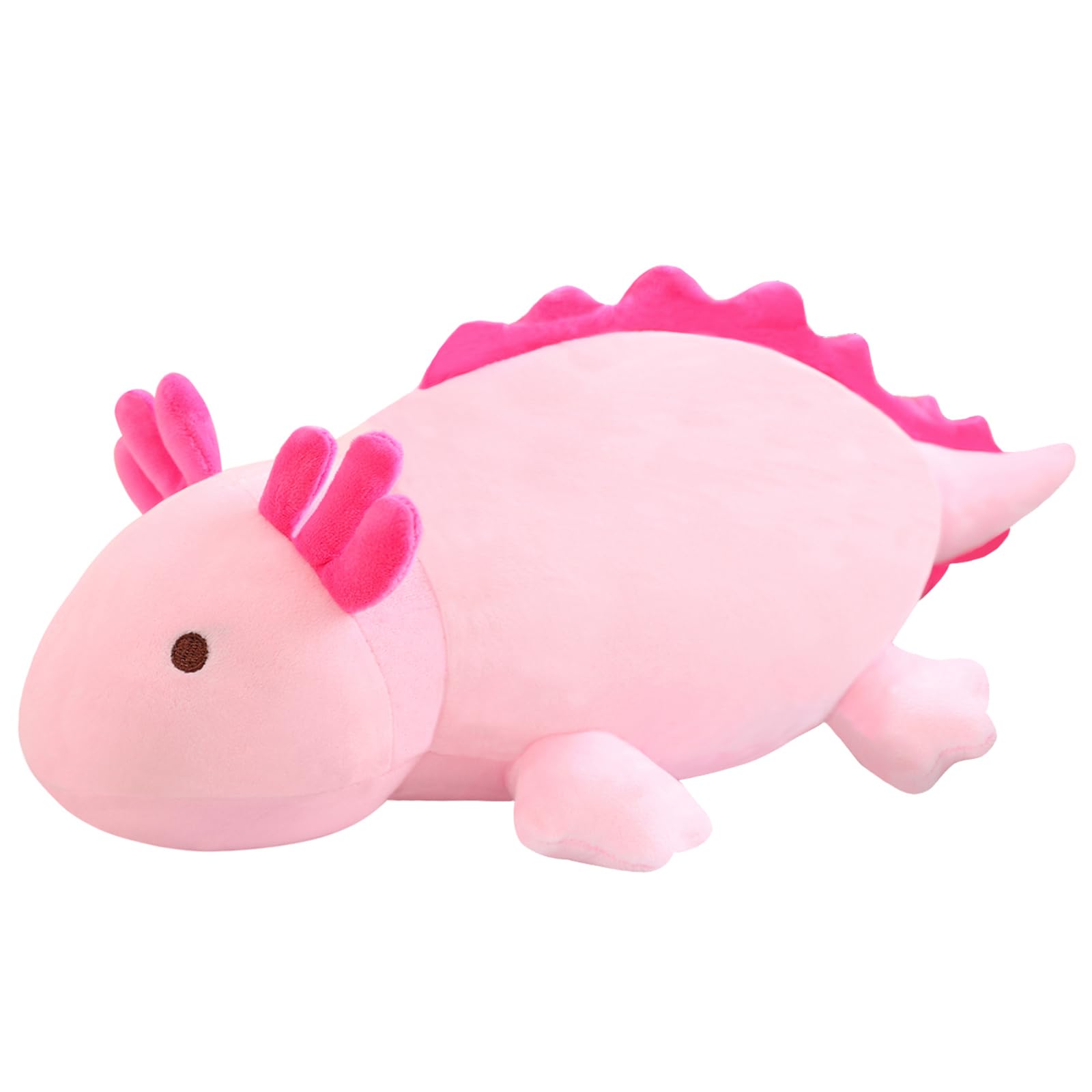 Sqeqe Weighted Axolotl Plush Toy, Pink Axolotl Stuffed Animals Cute Axolotl Plush Pillow, Cute Weighted Stuffed Animals Gifts Fo